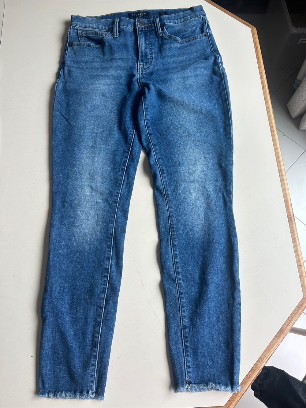 Lucky Brand Blue Straight-Leg Women's Jeans